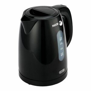 Kettle Fagor teya noir 2200 W 1 L Black Stainless steel Plastic