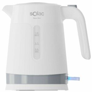 Kettle Solac KT5852 Stainless steel Plastic 2200 W 1 L |  Kettles  ...