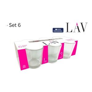 Set of glasses LAV Paris 6 Pieces (8 Units)