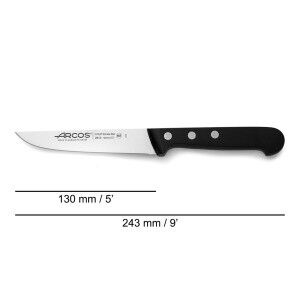 Kitchen Knife Arcos serie universal Black Steel 13 cm |  Knives and...