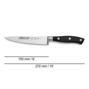 Kitchen Knife Arcos serie riviera Black Steel 15 cm 6"