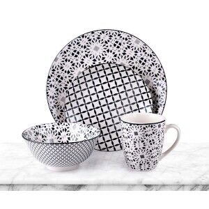 Tableware Alpina Multicolour Ceramic 16 Pieces (4 Units)