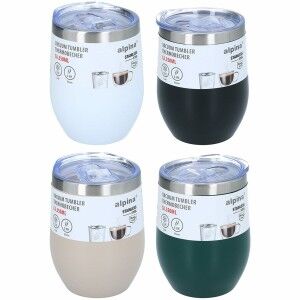 Thermobecher mit Deckel Alpina Bunt 350 ml |  Tassen und Thermoskan...