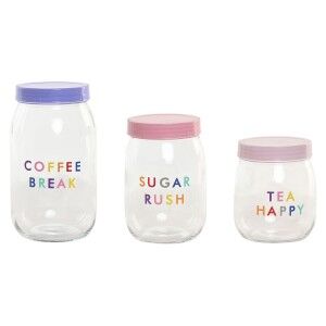 3 Tubs Home ESPRIT Pink Lilac Modern 1 L 1,5 L 3 Pieces |  Lunch bo...