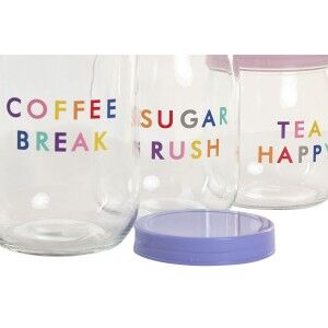 3 Tubs Home ESPRIT Pink Lilac Modern 1 L 1,5 L 3 Pieces |  Lunch bo...