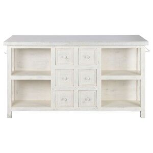 Occasional Furniture Home ESPRIT White 168 x 76 x 92 cm