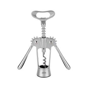 Bottle Opener with Corkscrew Quttin 18 x 7 x 4 cm Silver (18 Units)