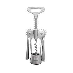 Bottle Opener with Corkscrew Quttin 18 x 7 x 4 cm Silver (18 Units)