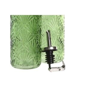 Öl- und Essig-Set Home ESPRIT grün Metall Aluminium Kristall ABS Moderne 500 ml 14 X 7,4 X 32 CM