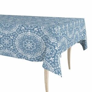 Tablecloth roll Exma Oilcloth Blue Mandala 140 cm x 25 m |  Table R...