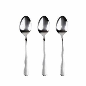 Set of Spoons San Ignacio Natur SG7767 Stainless steel Shine |  Kni...