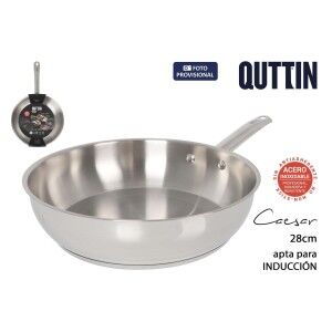 Pan Quttin CAESAR Silver Steel Ø 28 cm (4 Units)