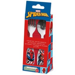 Besteckset Spider-Man CZ11342 Edelstahl Bunt 2 Stücke |  Messer und...