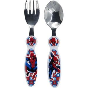 Cutlery set Spider-Man CZ11342 Stainless steel Multicolour 2 Pieces...