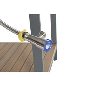 Kitchen furniture Home ESPRIT Grey Natural 127 x 100 x 90 cm 127 x 100 x 95 cm