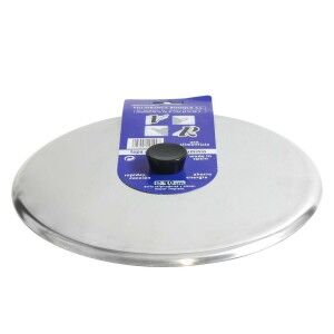 Frying Pan Lid VR Silver Ø 30 cm Aluminium (12 Units) |  Pans and c...
