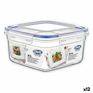 Hermetic Lunch Box Dem 900 ml 15 x 15 x 8 cm (12 Units) |  Lunch bo...