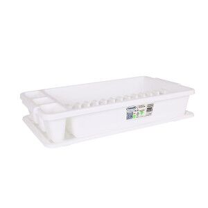 Draining Rack for Kitchen Sink Tontarelli Scola Plastic White 45 x ...