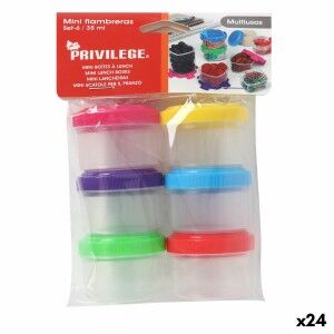 Set of lunch boxes Privilege 35 ml Ø 4,5 x 3 cm 6 Pieces (24 Units)
