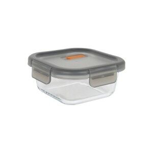 Hermetic Lunch Box MasterChef Grey Transparent Squared 1,1 L (6 Uni...