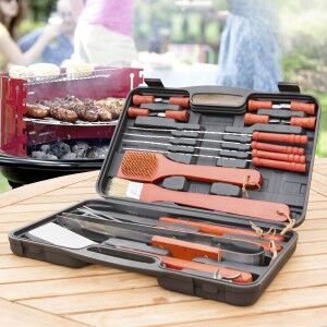 Barbecue Case Barbecase InnovaGoods 18 Pieces |  Barbecues and Acce...