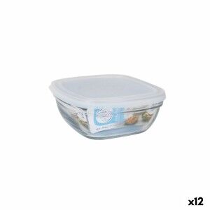 Lunch box Duralex White Transparent 610 ml (12 Units)