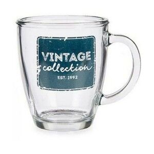 Mug Vintage Vivalto Transparent 320 ml |  Cups and Thermoses   | Ch...
