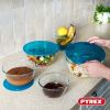 Set of lunch boxes Pyrex Transparent Turquoise 5 Pieces