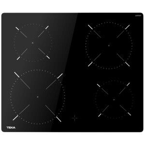 Glass-Ceramic Hob Teka TTC64010CRD 60 cm 6300 W |  Tables de cuisso...