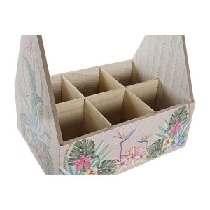 Range Bouteilles DKD Home Decor Multicouleur Bois MDF 24 x 16,5 x 2...