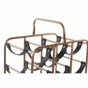 Bottle rack DKD Home Decor 37 x 23,5 x 54 cm Metal Copper Polyureth...
