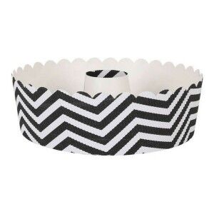 Oven Mould Quttin Black 18 x 6 cm 4 Pieces |  Decoration, accessori...