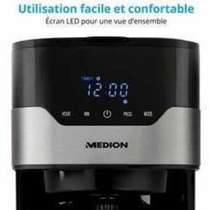 Drip Coffee Machine Medion 900 W 1,2 L |  Coffee Makers and Coffee ...