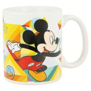 Mug Mickey Mouse Happy smiles Blue Red Ceramic 350 ml |  Cups and T...