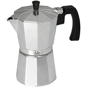Italian Coffee Pot JATA CCA6     * Silver 6 Cups Aluminium |  Coffe...