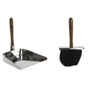 Acessoires de cheminée DKD Home Decor Acier inoxydable Bois de mang...