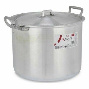 Casserole with Lid Kinvara Silver Aluminium 35,5 x 24 x 28 cm (4 Units)