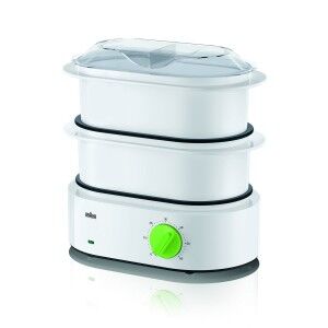 Food Steamer Braun FS 3000 850 W White/Green White Polycarbonate 85...