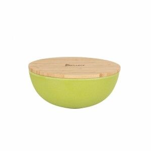 Bowl Percutti Melamin Brown Green 18,9 x 18,9 x 8,5 cm Bamboo (4 Un...