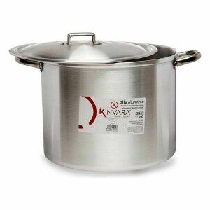 Casserole with Lid Kinvara Silver Aluminium 44 x 30 x 35 cm (2 Units)