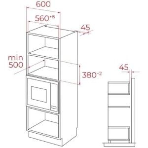 Microwave with Grill Teka MSEG825FI   25L 25 L