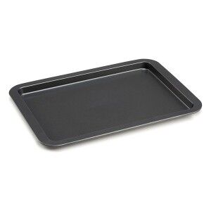 Baking tray Kinvara Grey Metal 25,3 x 2 x 37 cm (12 Units) |  Decor...