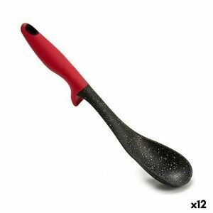 Löffel Nylon 7 x 32 x 7 cm Schwarz Rot (12 Stück)
