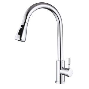 Mixer Tap Fontastock Chrome Stainless steel Ceramic C-shaped |  Tap...