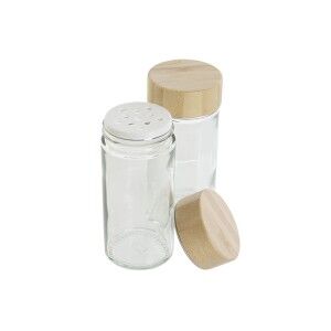 Gewürzspender aus Bambus DKD Home Decor 32,5 x 6,5 x 6,5 cm