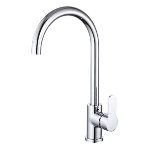 Mixer Tap Fontastock Chrome Stainless steel Ceramic Zinc Alloy C-shaped