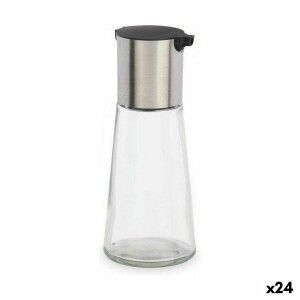 Cruet Vivalto Transparent Silver Metal Glass Aluminium polypropylen...