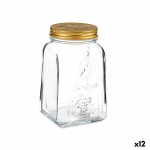 Jar Pasabahce Homemade Transparent Golden 1 L (12 Units) |  Lunch b...