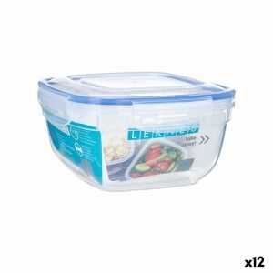 Hermetic Lunch Box Leknes Transparent polypropylene Squared 1,5 L (...