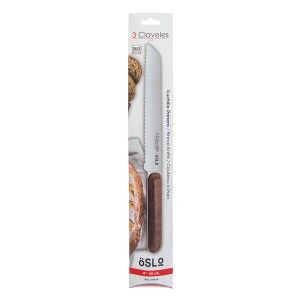Bread Knife 3 Claveles Oslo Stainless steel 20 cm |  Knives and cut...